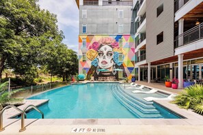 Condo, 1 phòng ngủ, phù hợp cho người khuyết tật, hút thuốc | Hồ bơi | Hồ bơi ngoài trời 