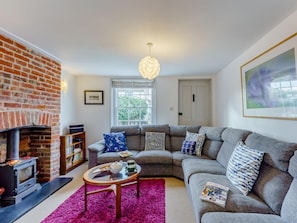 TV, fireplace - 3 Bed in Whitstable (oc-wcc12) (Whitstable)