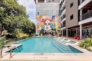 Apartment, 1 Schlafzimmer, Raucher, Balkon | Pool | Außenpool