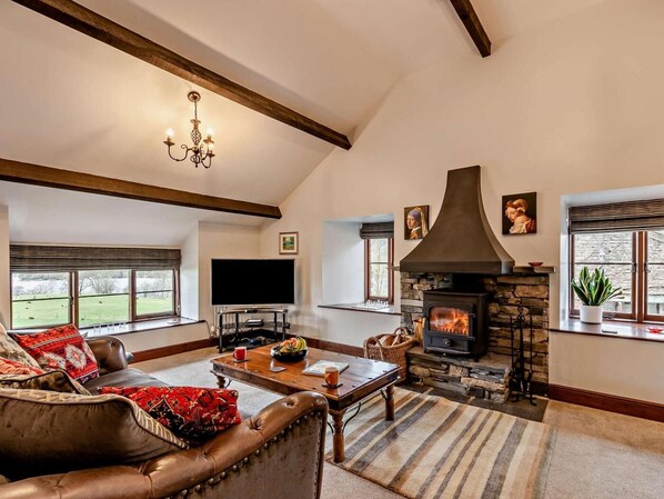 TV, fireplace - 5 Bed in Coniston (oc-lcc28) (Coniston)