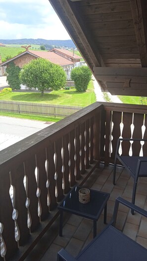 Terrace/patio - Apartment 'Gästehaus Kamaria' with Balcony and Wi-Fi (Rinchnach)
