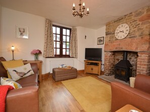 Fernseher, Kamin