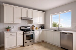 Villa, 2 Bedrooms | Private kitchen | Full-size fridge, microwave, cookware/dishes/utensils, dining table - Westgate Bimini Bay (Bailey Town)