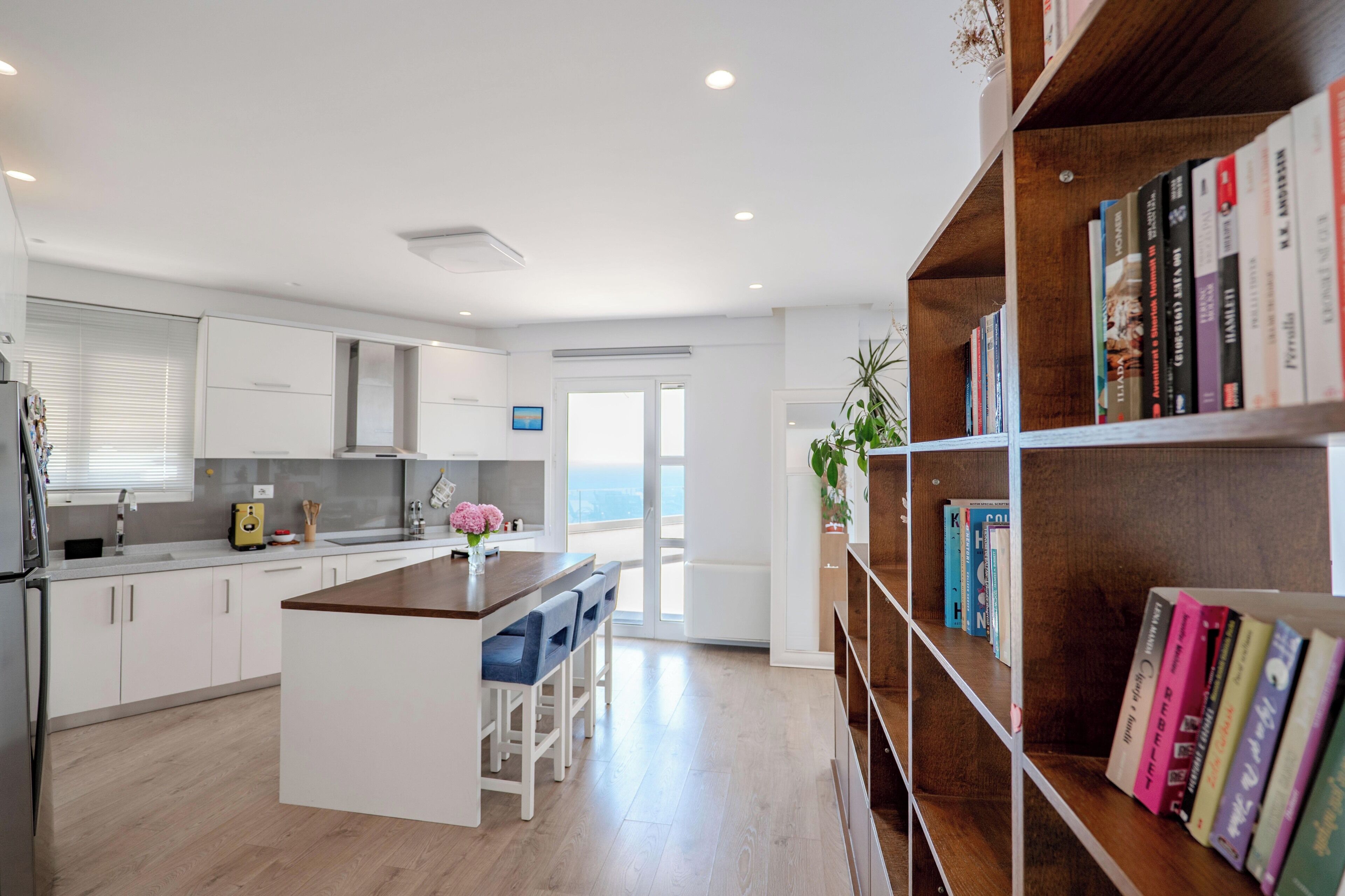 Attico, vista mare | Cucina privata