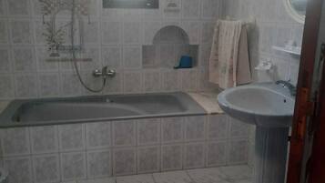 Towels, soap, toilet paper