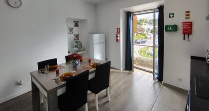 Cozy 1-bedroom apartment in tranquil Portalegre with AC
