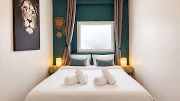 3 slaapkamers, een bureau, een strijkplank/strijkijzer, gratis wifi