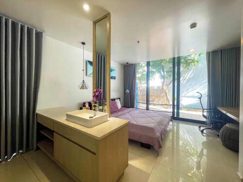 3-bedroom villas with big swimming pool in private and charming Long Hai beach