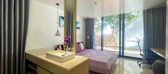 3-bedroom villas with big swimming pool in private and charming Long Hai beach