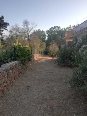 Property grounds - Villa Gallipoli Baia Verde, 200 meters from the beaches via a private path (Puglia)