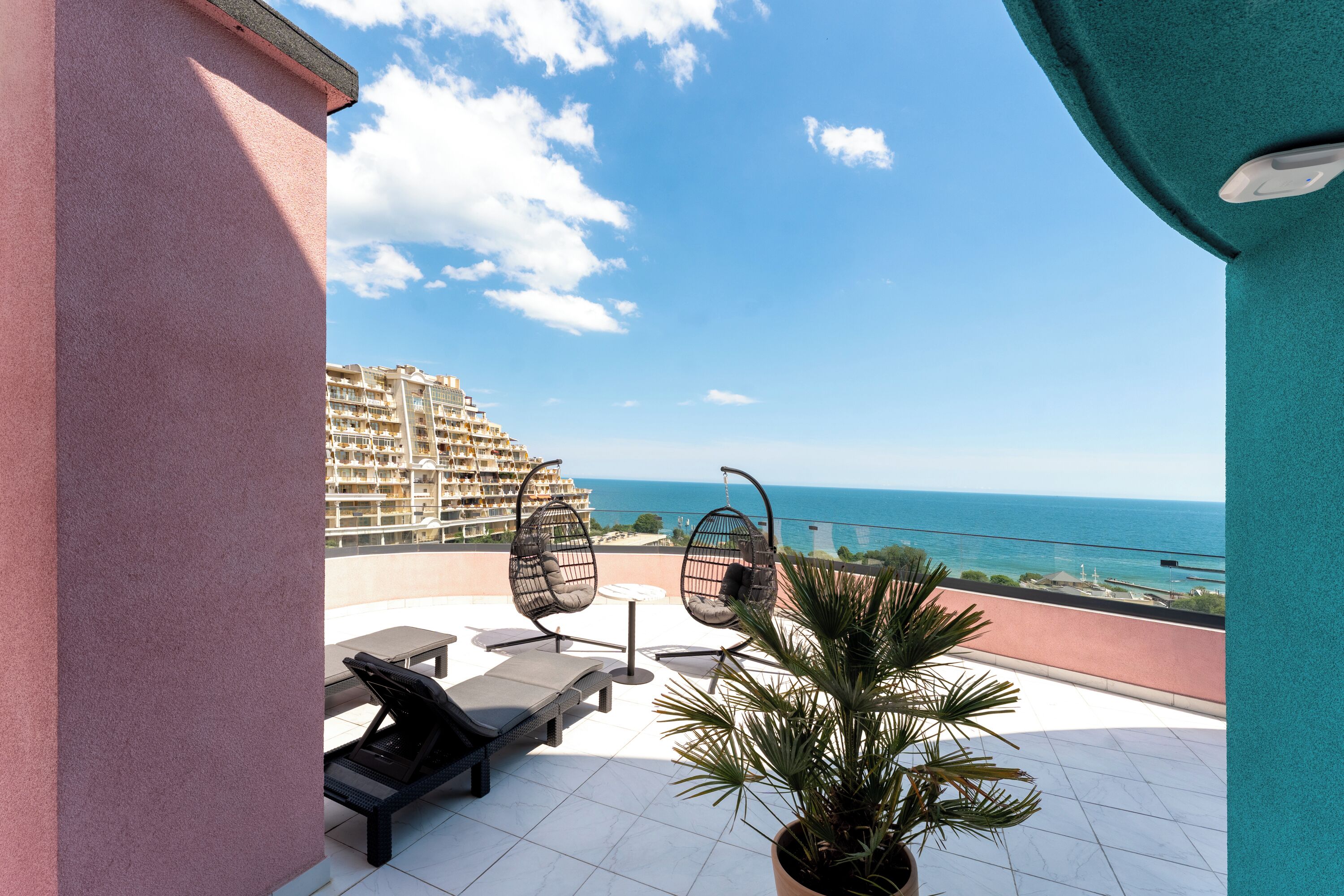 Presidential Suite, Balcony, Sea View | Rooftop terrace