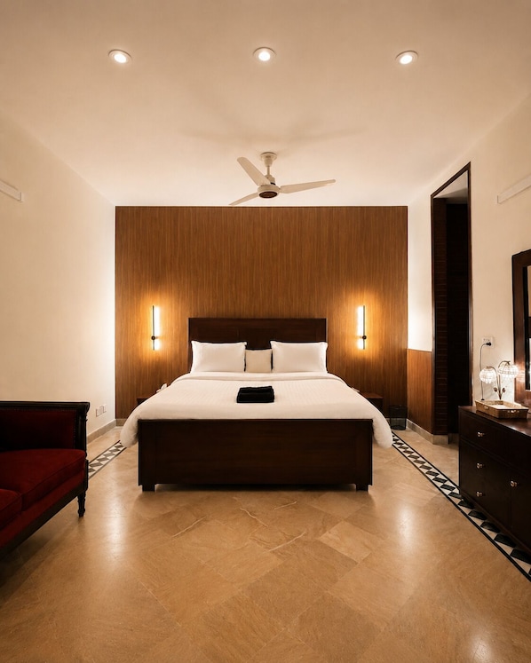 2 chambres, fer et planche à repasser, Wi-Fi, draps fournis