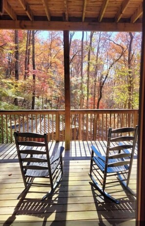Property grounds - Stunning, huge 5 bdrm log home- Canoe/firepi!t/pet (lake lure)