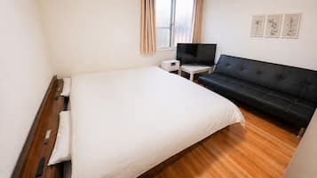 Blackout drapes, iron/ironing board, WiFi (free)