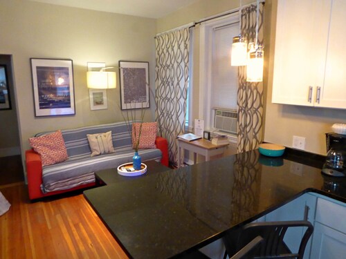FREE Parking • Chic 2BR North End Apartment. Prime Location.