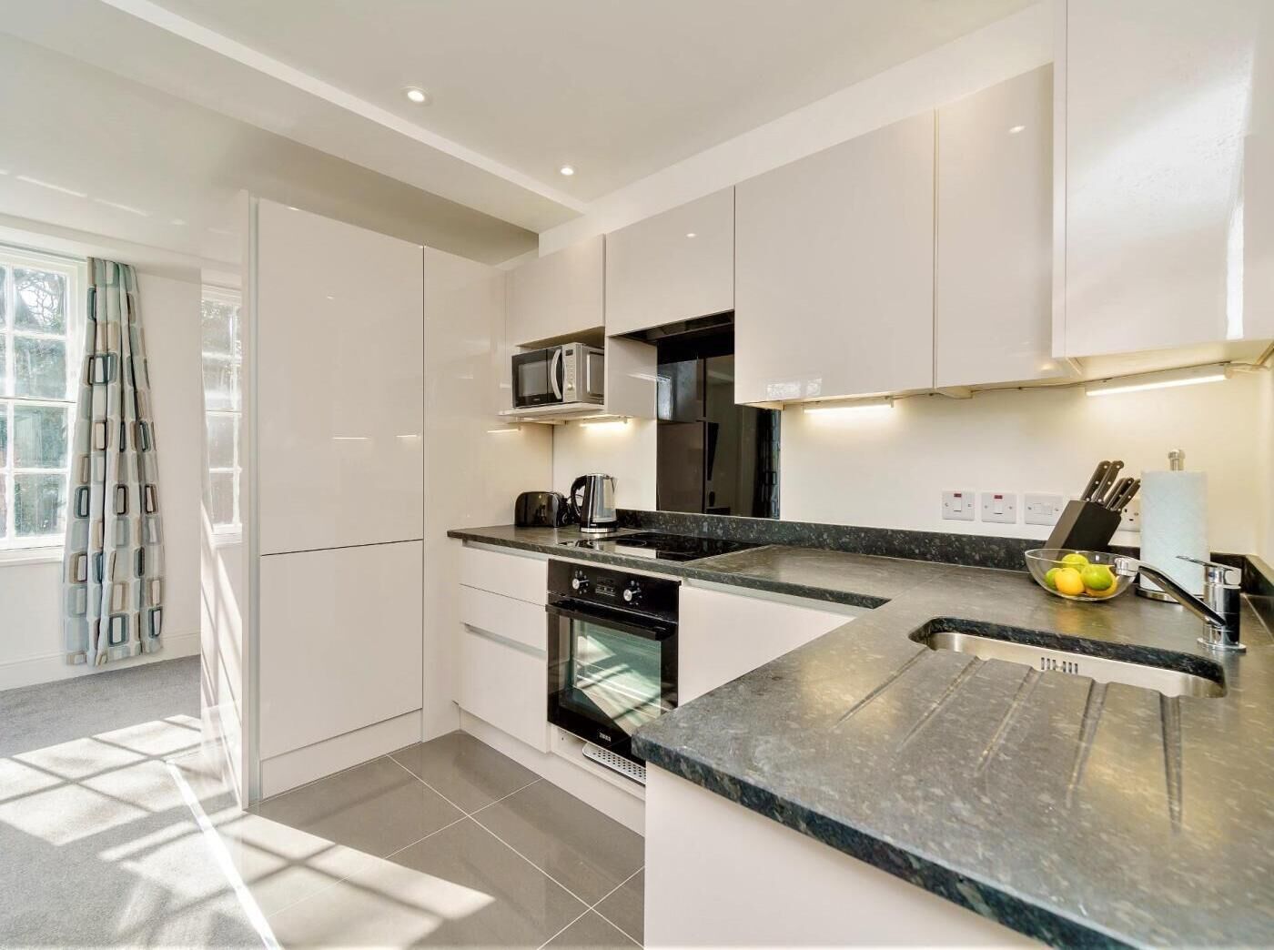Oven, dishwasher, cookware/dishes/utensils
