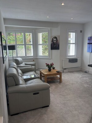 TV - A spacious modern peaceful apartment by the beach! (Brighton and Hove)