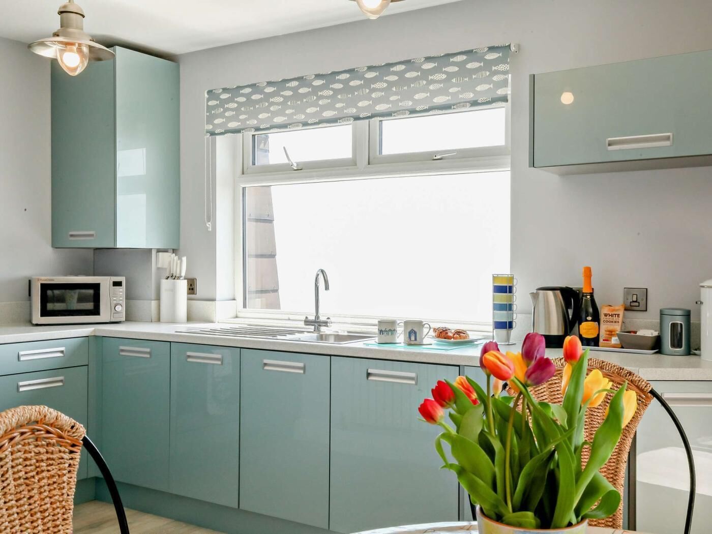 Oven, dishwasher, cookware/dishes/utensils