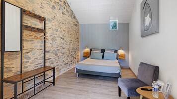 1 室のベッドルーム、WiFi、ベッドシーツ