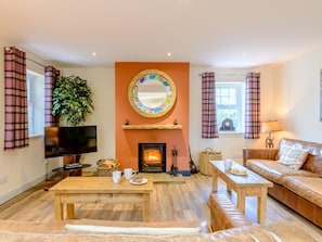 TV, fireplace - 3 Bed in Chathill (oc-79566) (Beadnell)
