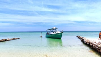 Accommodatie ligt op het strand