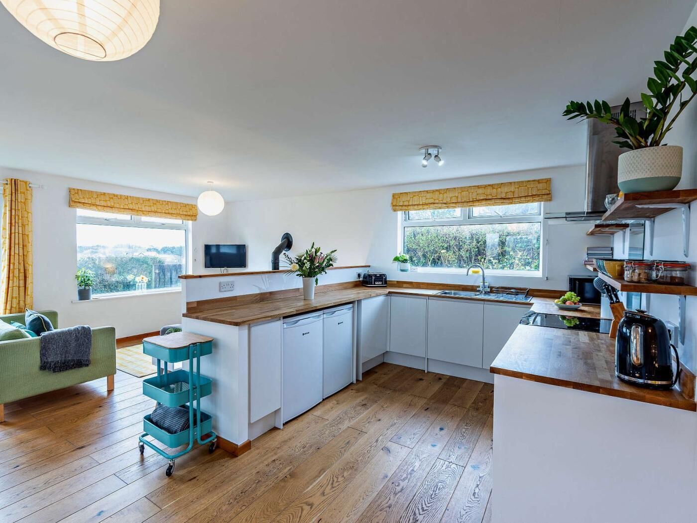 Microwave, oven, dishwasher, highchair