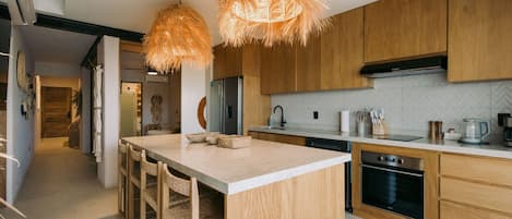 Appartement Deluxe, piscine privée | Cuisine privée