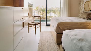 Căn hộ Deluxe, hồ bơi riêng | Màn/rèm cản sáng, bàn ủi/dụng cụ ủi quần áo