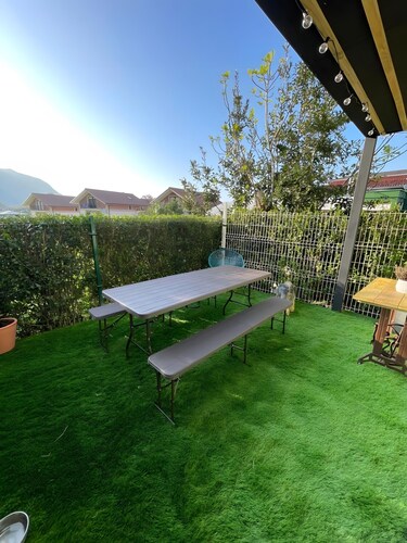 Maison de vacances 'Verde & Mar' avec vue mer, jardin privé et Wi-Fi