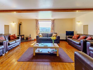 TV, fireplace - 6 Bed in Llandovery (oc-82441) (Llanfair-ar-y-Bryn)