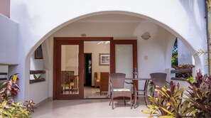 Outdoor dining - 2 Units at Sugar Cane Club | Pool Access and Fitness Center Included (Maynards)