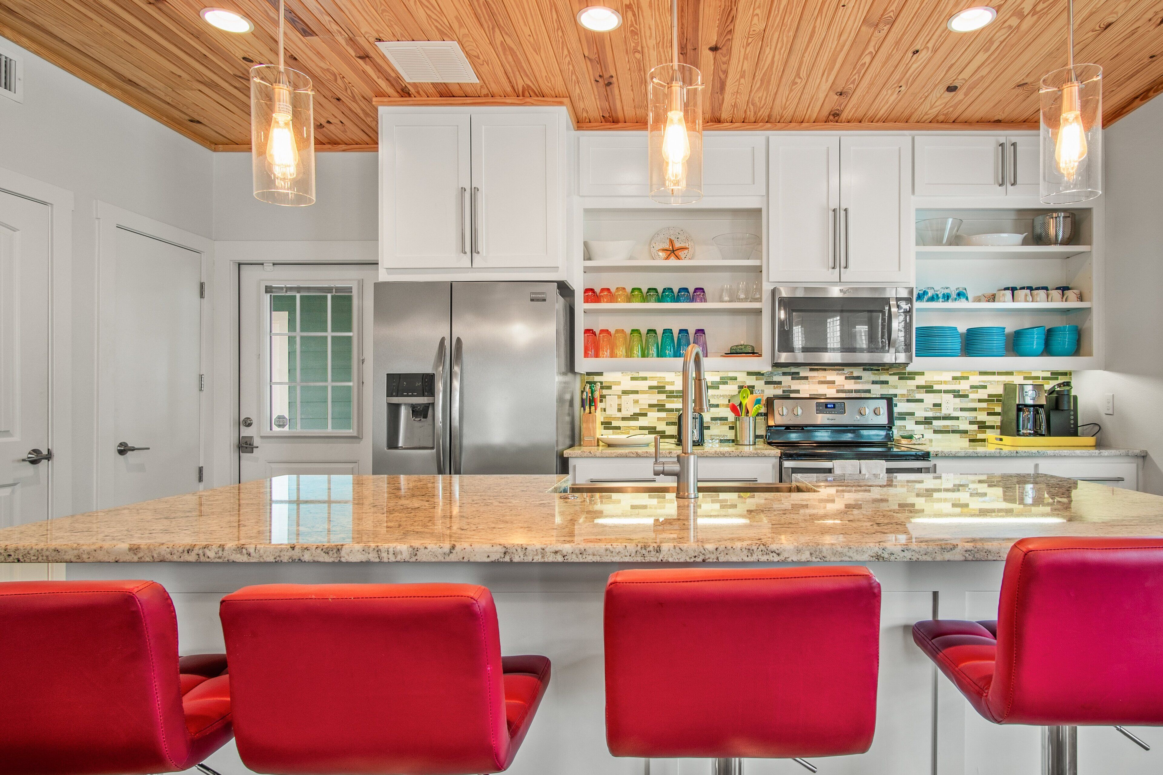 House, Multiple Beds, Garden View (Happy Ours) | Private kitchen