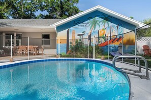 Pool - Iconic Florida Pool House | 5BR, Game Room & Fire Pit (Clearwater)