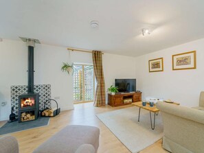 Fernseher, Kamin