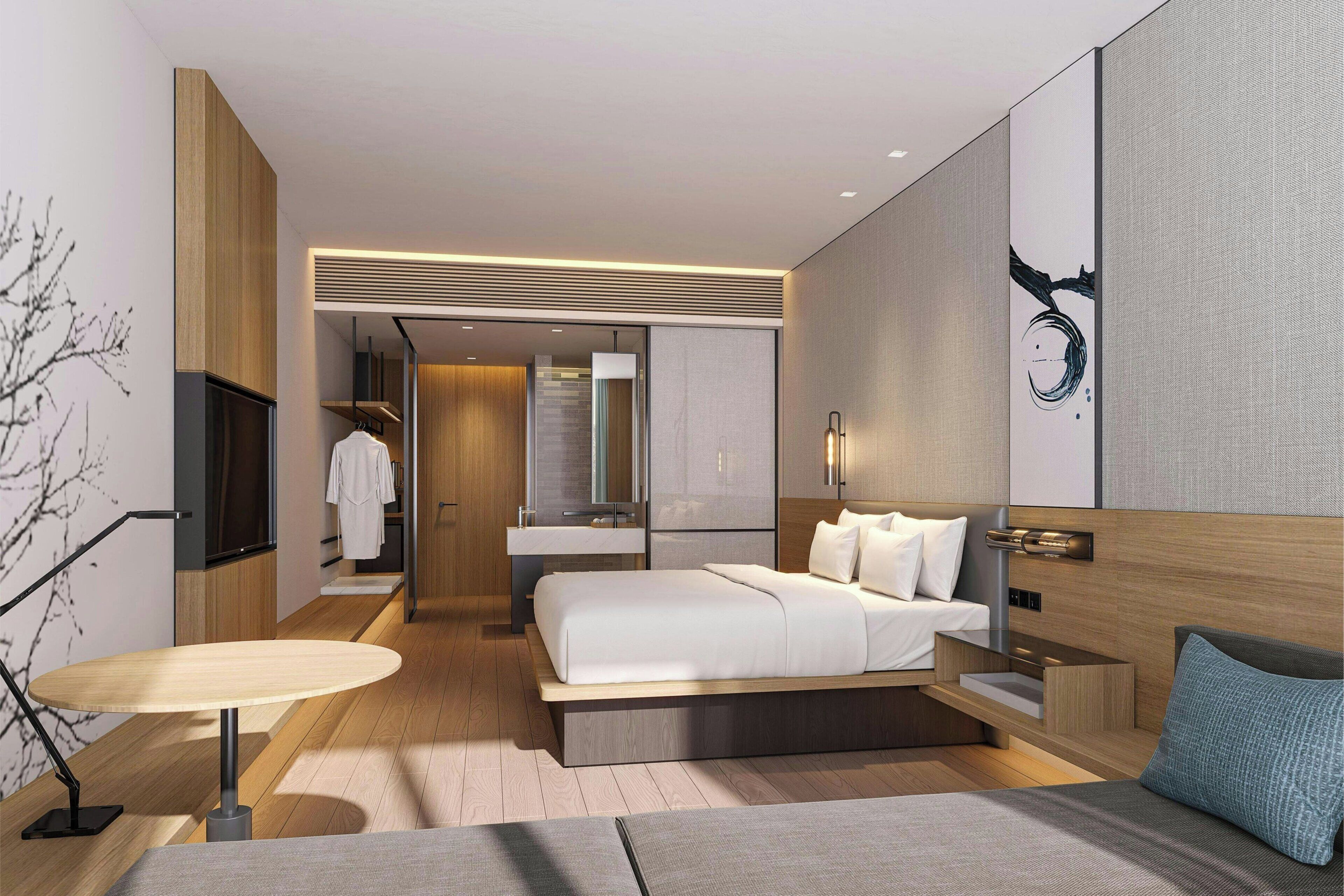 Executive-Zimmer, 1 King-Bett, Stadtblick