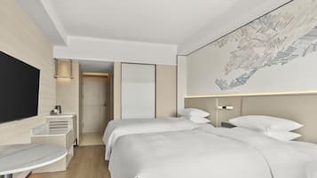 Premium kamer, 2 tweepersoonsbedden, uitzicht op stad