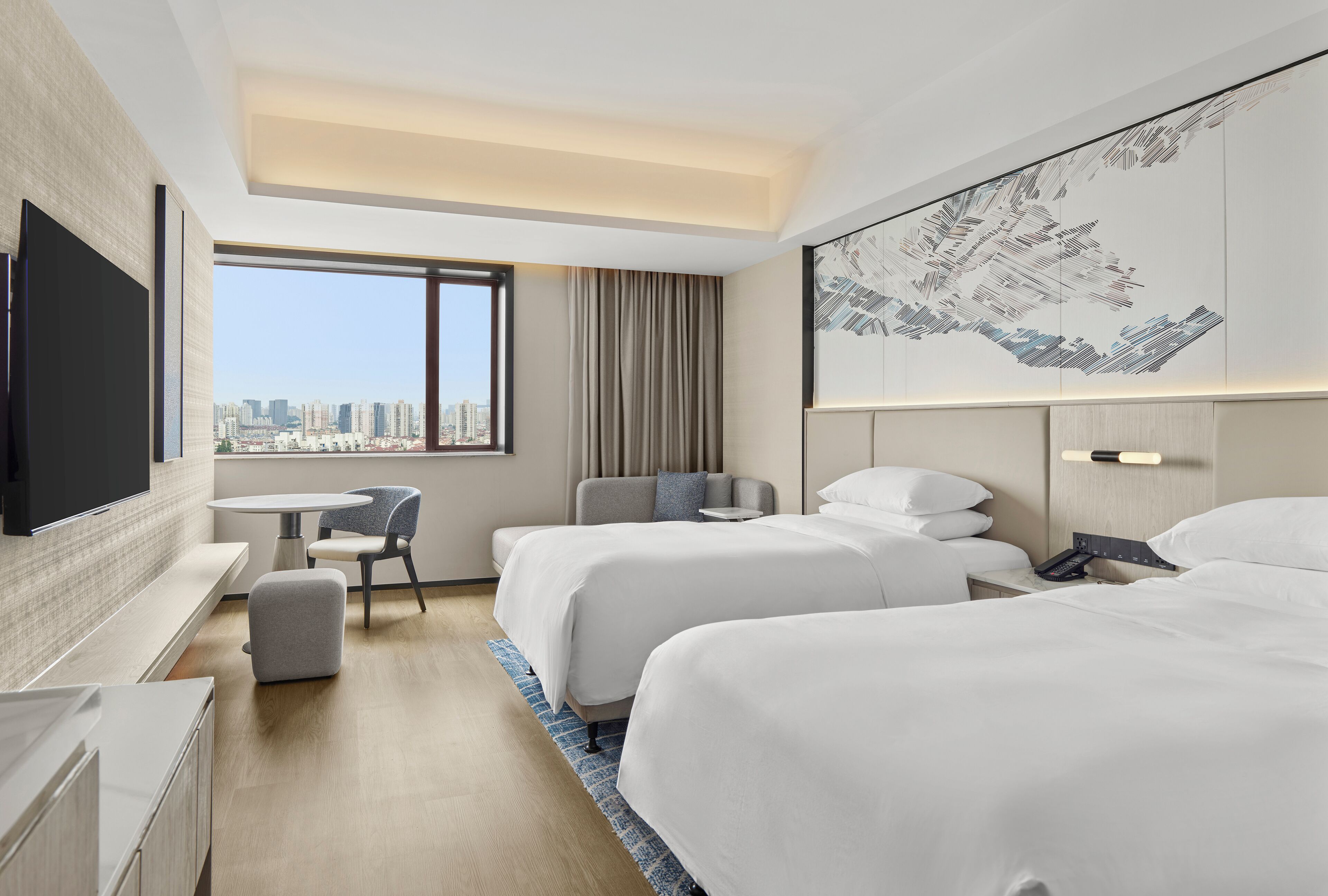 Standard Room, 2 Single Beds, City View