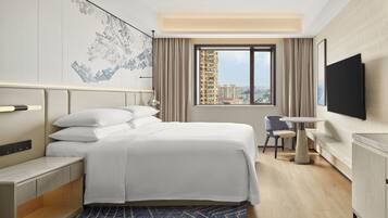 Standaard kamer, 1 kingsize bed, uitzicht op stad