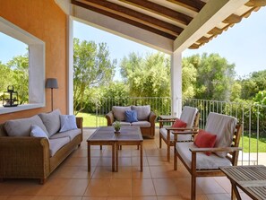 Ferienhaus | Balkon