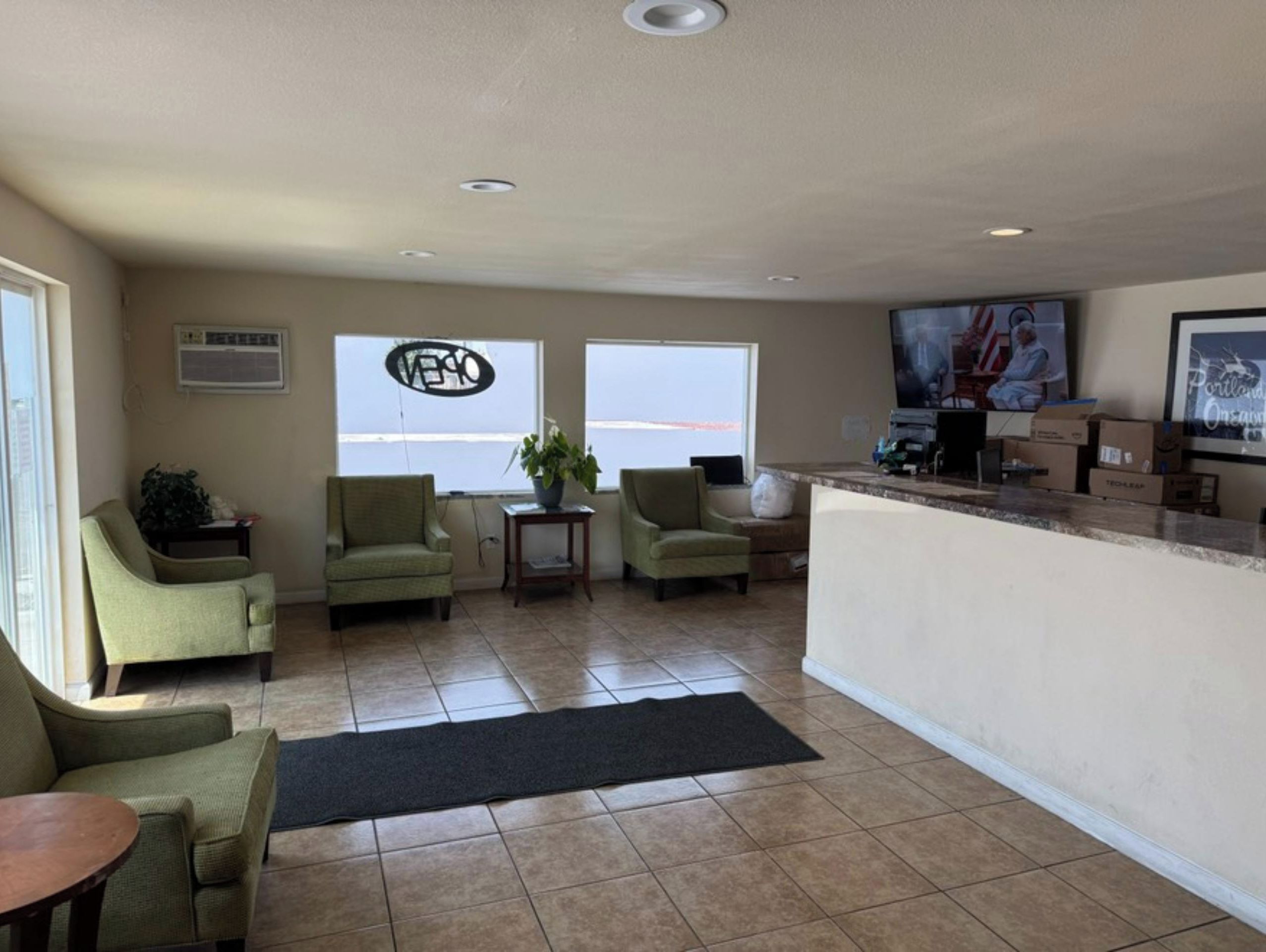 Lobby sitting area
