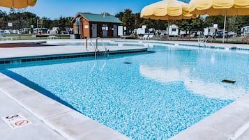 Seasonal outdoor pool