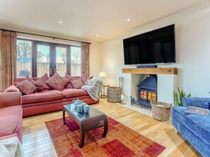 Fernseher, Kamin