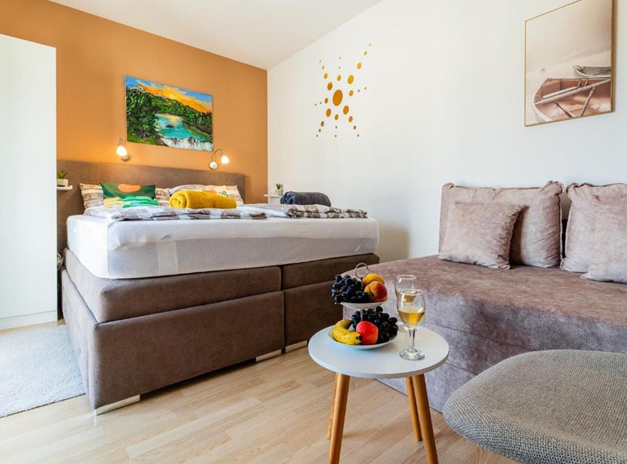 1 Schlafzimmer, Internetzugang, Bettwäsche