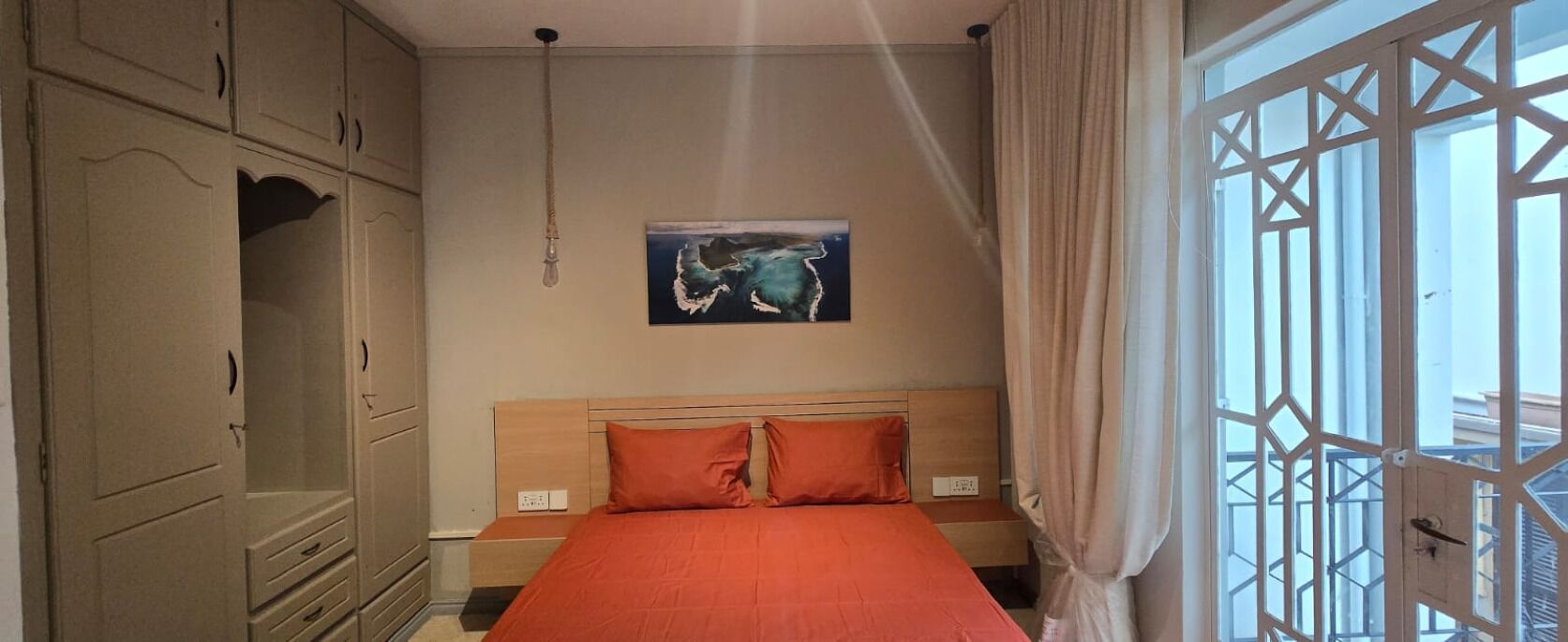 Familienapartment, Balkon, Poolblick