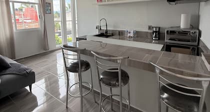 Depto. Céntrico con vista panoramica y cocina equipada
