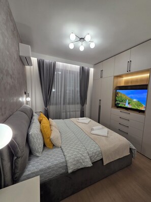 1 chambre, fer et planche à repasser, Wi-Fi, draps fournis