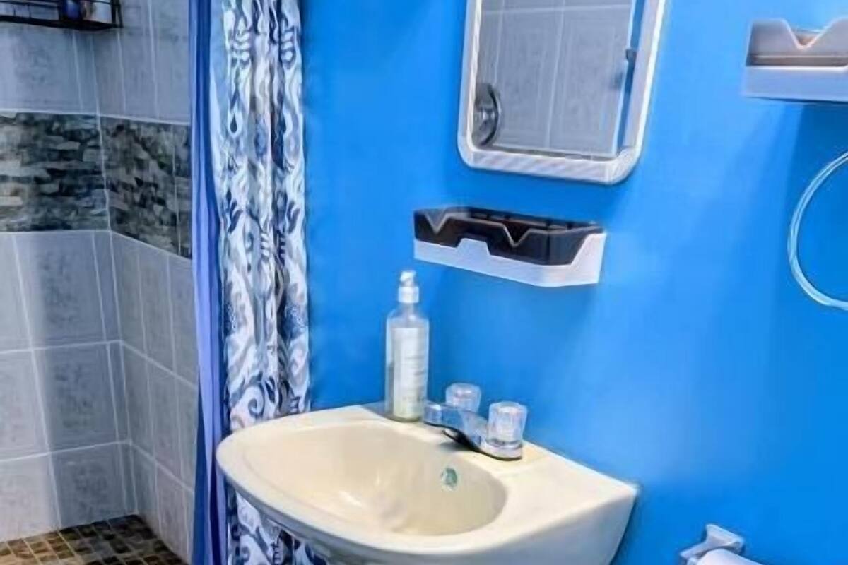 Double Room, 1 Queen Bed, Garden View | Bathroom | Shower, free toiletries, hair dryer, towels