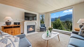 TV, fireplace, table tennis