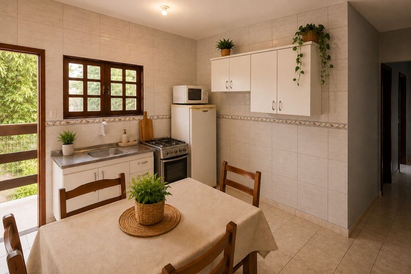 Apartment, 1 Bedroom | Private kitchen | Full-size fridge, microwave, oven, stovetop