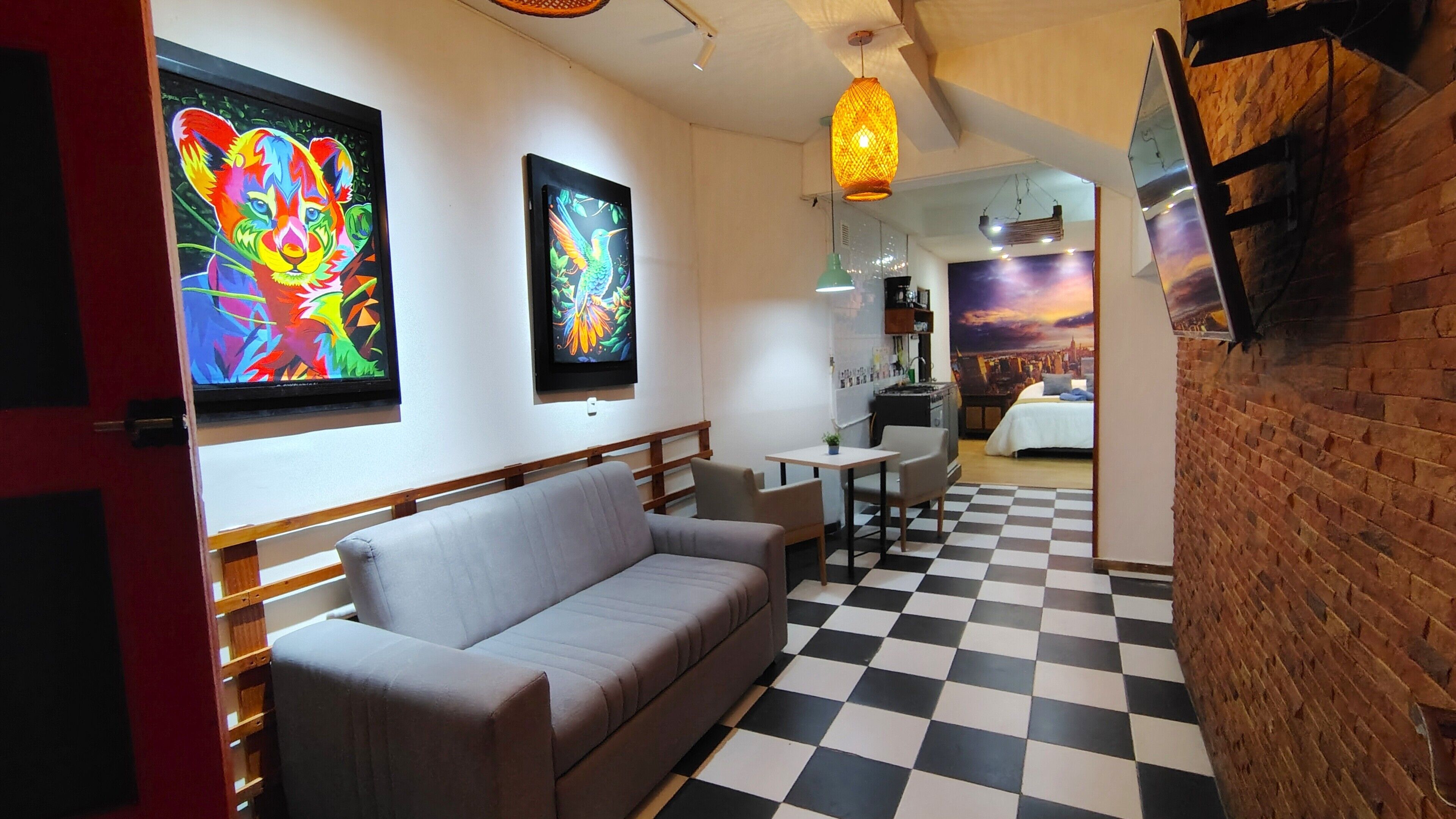 Loft, cocina básica | Zona de estar